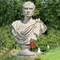 stone Crassus bust statue,marble roman head sculpture